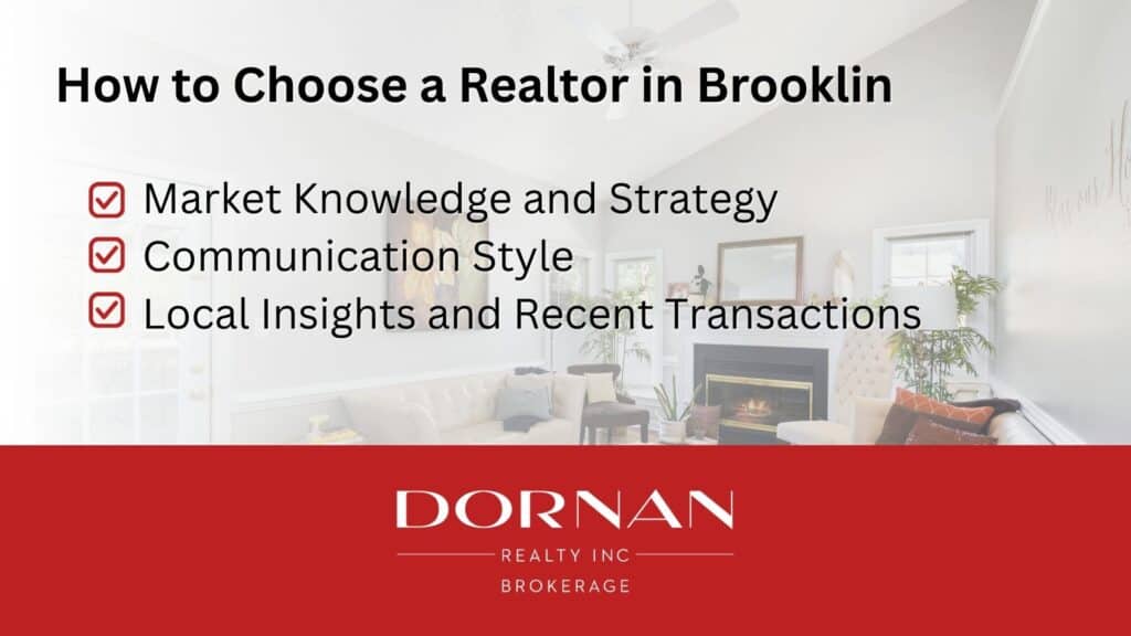 how to choose a realtor in brooklin